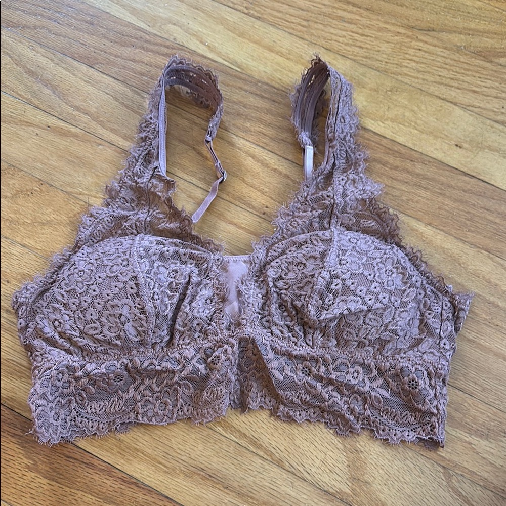 Aerie Lace Bralette (mauve)
